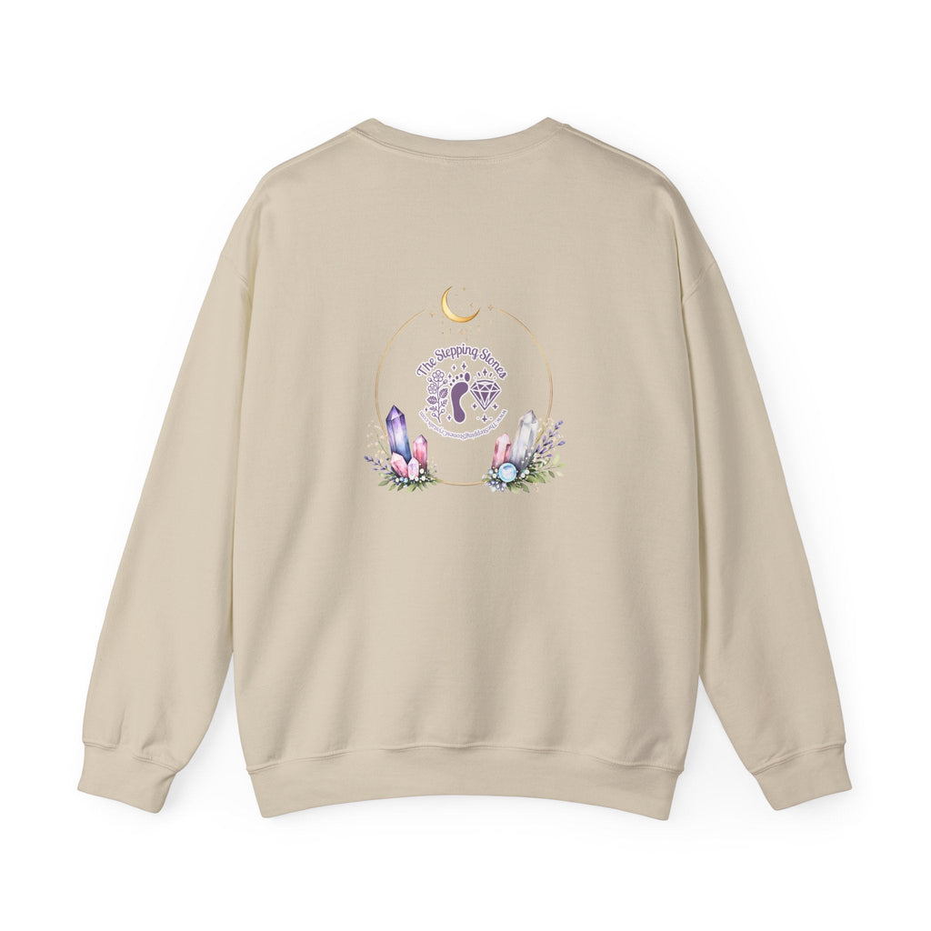 LOVE Crystal Letter Design | Sweatshirt | Wiccan Center