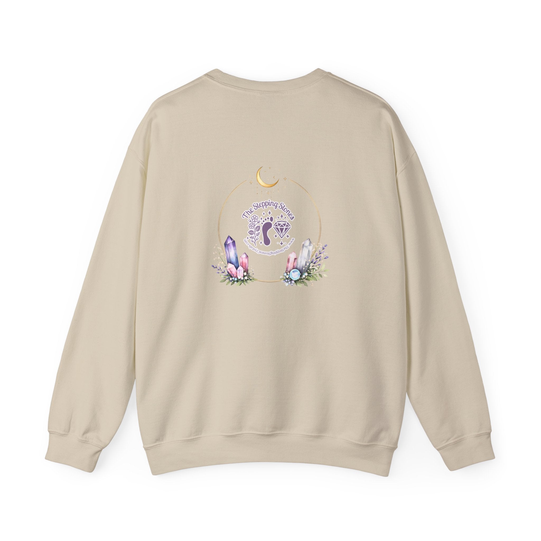 LOVE Crystal Letter Design | Sweatshirt | Wiccan Center