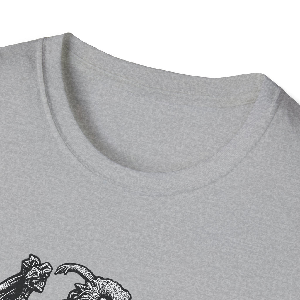 Mothman Shirt | Gothic Cryptid T-Shirt by Dellamorte | Appalachian Folklore Tee | Paranormal Creature Dark Halloween Art Apparel