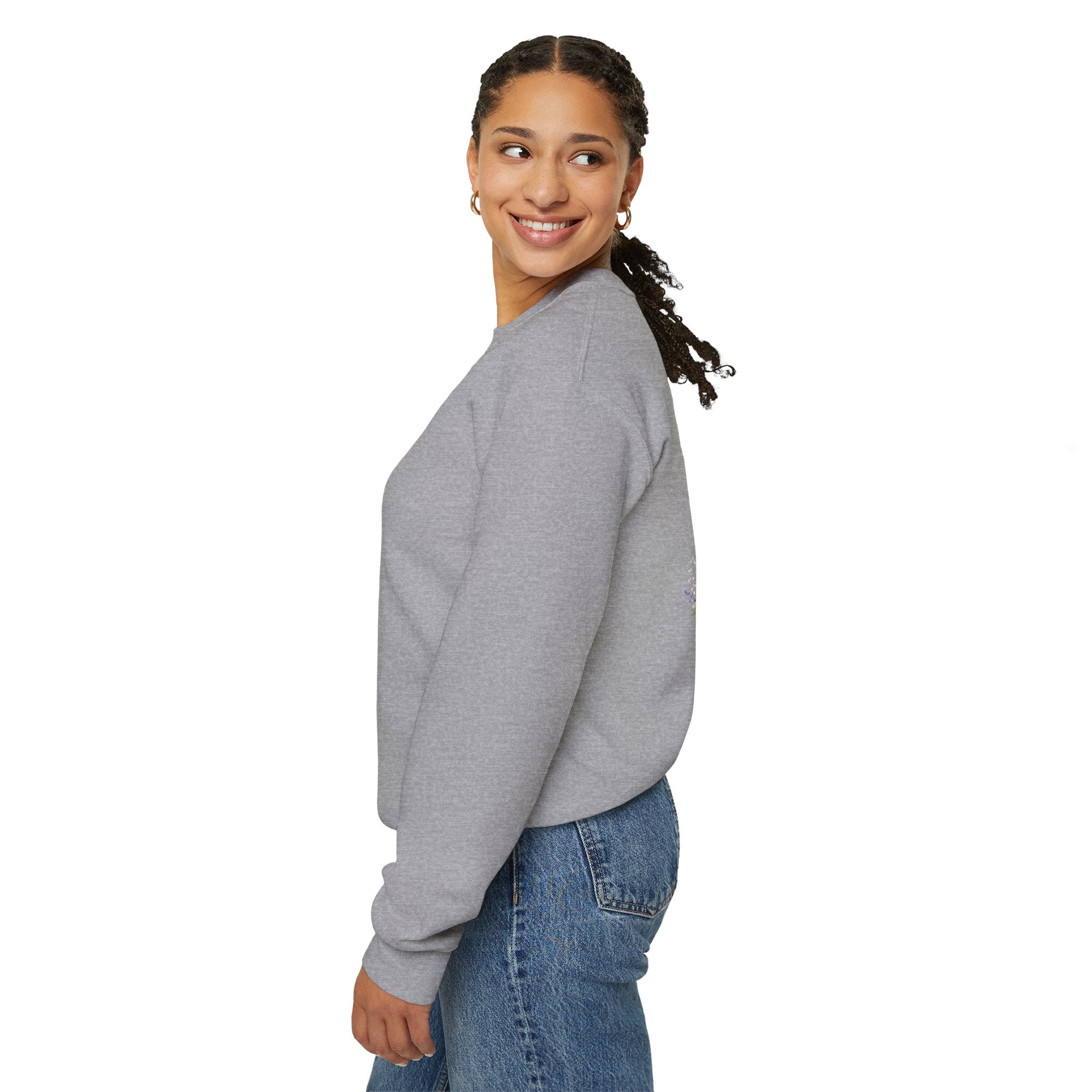 LOVE Crystal Letter Design | Sweatshirt | Wiccan Center