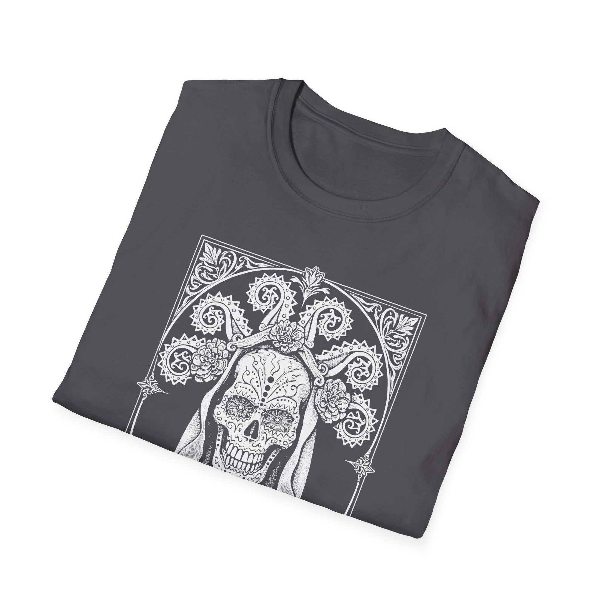 Dia de los Muertos Unisex T-Shirt, Gothic Sugar Skull Tee | Dellamorte Alternative Shirt, Halloween Gift, Day of the Dead Tee, Graphic