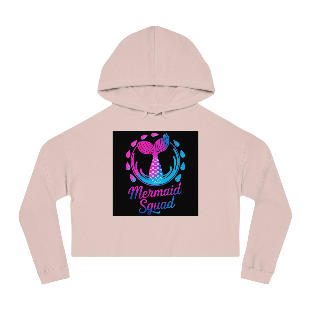 Mermaid Squad Cropped Hoodie