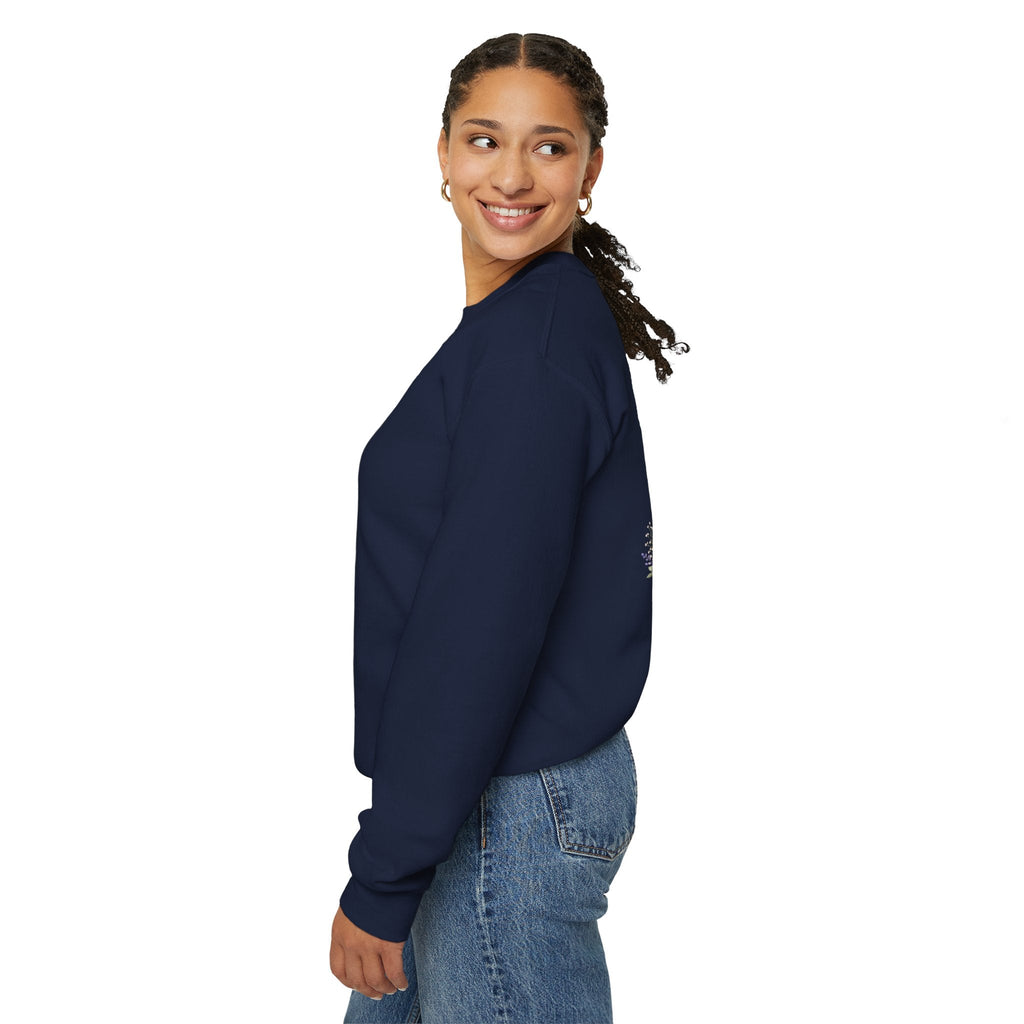LOVE Crystal Letter Design | Sweatshirt | Wiccan Center