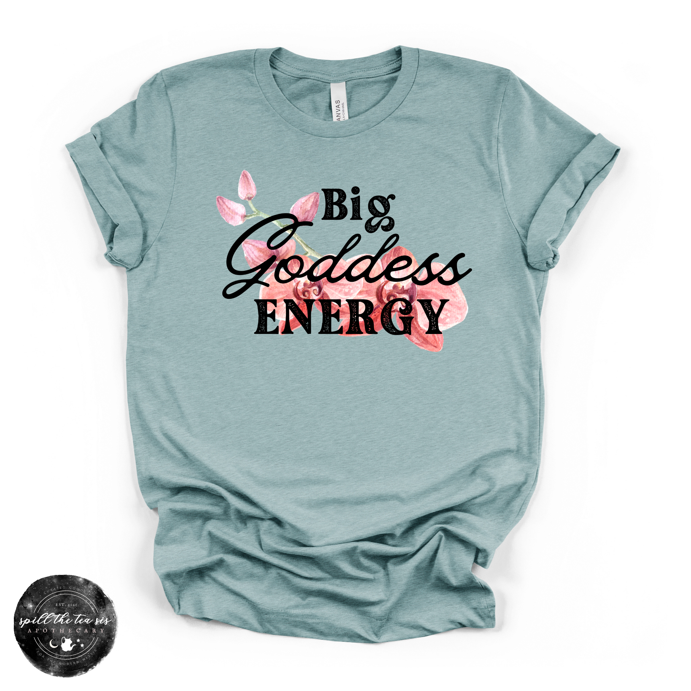 Goddess Energy Tee | Empowering Graphic T-Shirt | | Wiccan Center