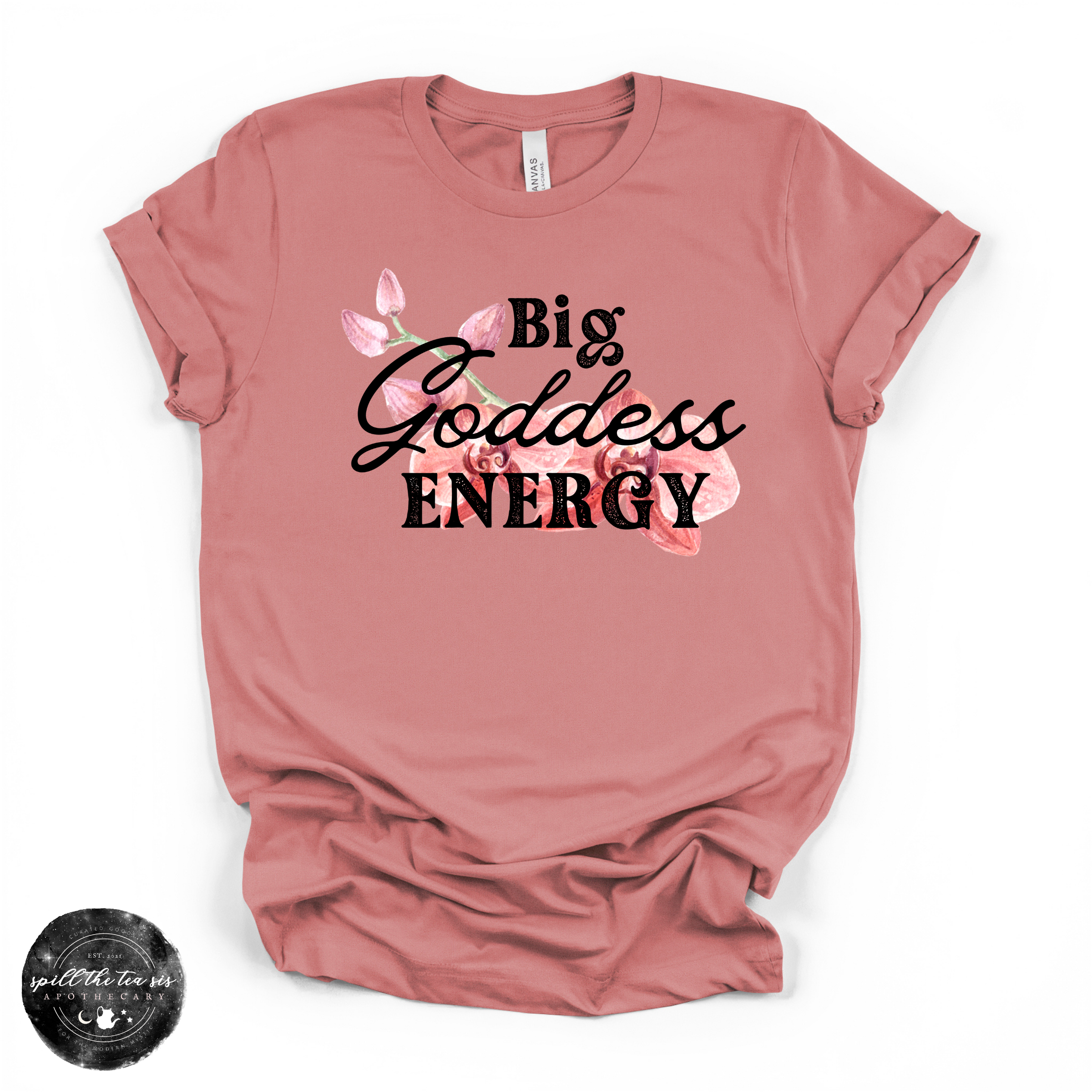 Goddess Energy Tee | Empowering Graphic T-Shirt | | Wiccan Center
