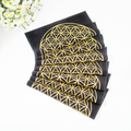 12-Inch Black Velvet Tree of Life Crystal Grid Cloth | Pyramids & Spheres | Wiccan Center