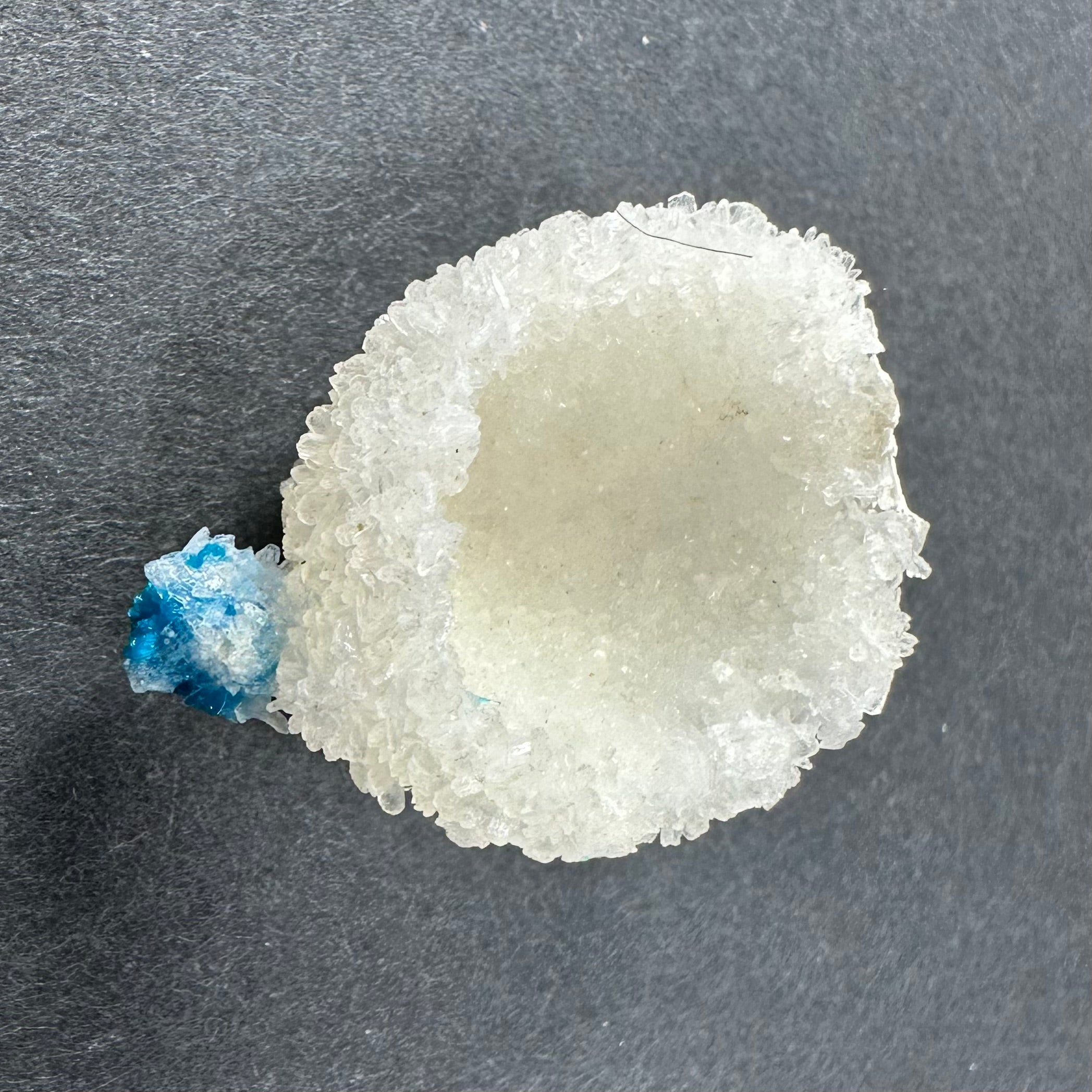 Cavansite Ball 'Floaters' on Stilbite SM from Maharashtra, Pune, India | Minerals | Wiccan Center