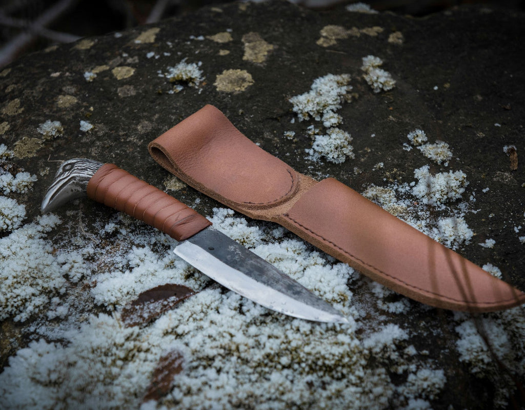 Viking Raven Knife – 5.5" Carbon Steel Blade | Knife | Wiccan Center