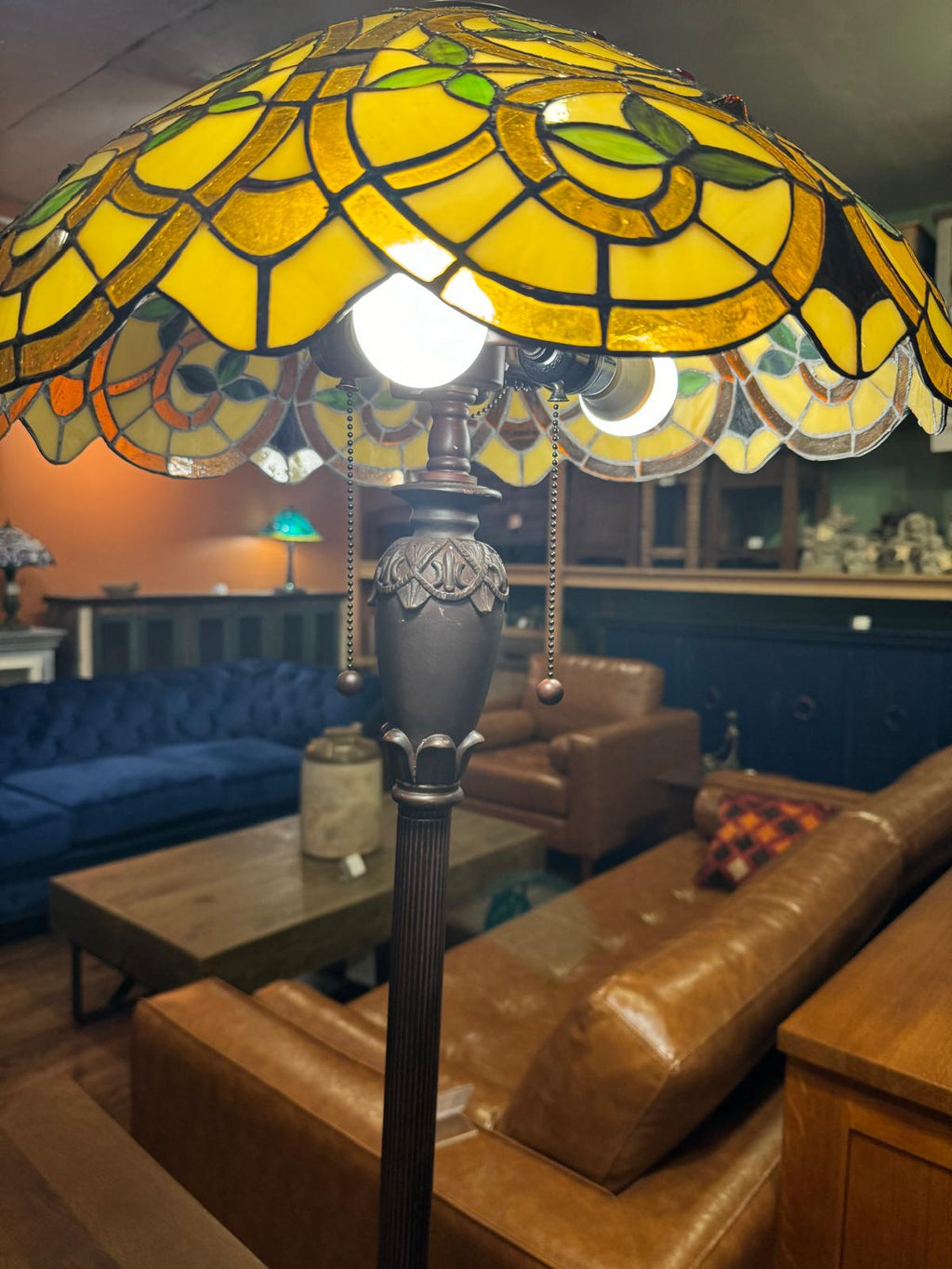 Tiffany style Stained glass floor Lamp | Lamp | Wiccan Center