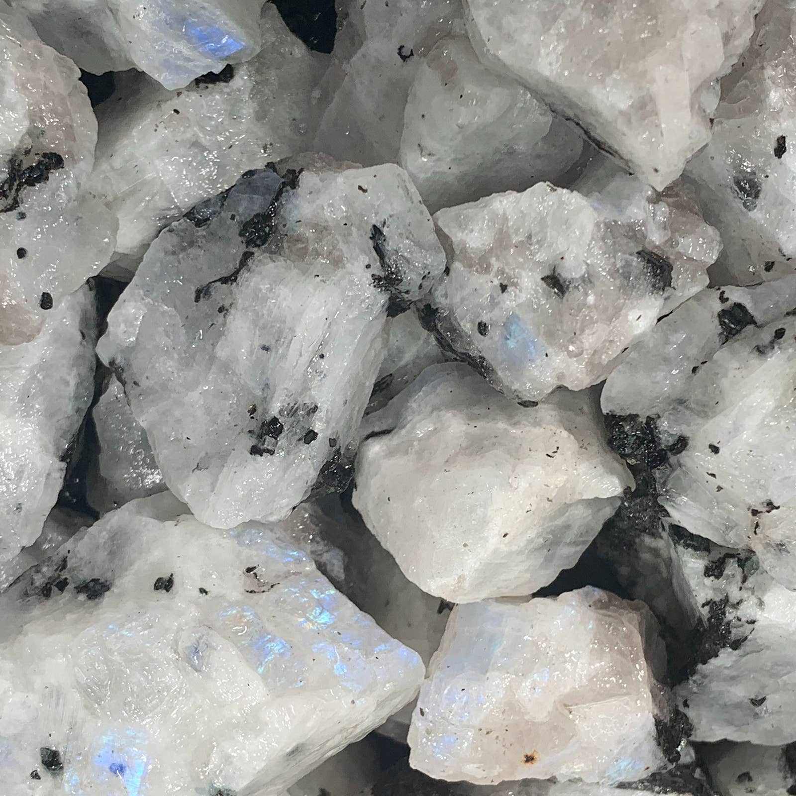 Rough Rainbow Moonstone – A+ Grade Raw Stone from India | Rough Stones | Wiccan Center