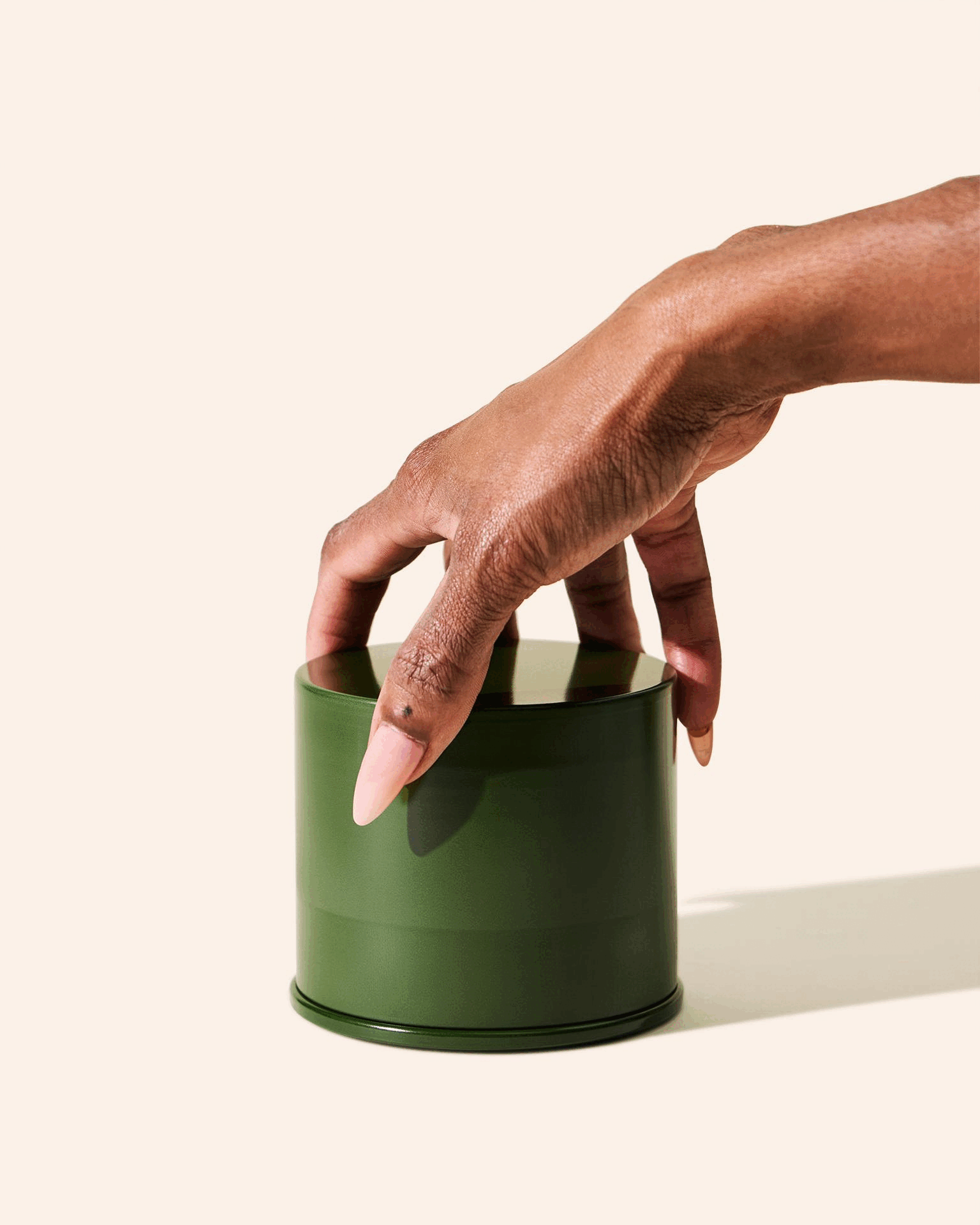 12oz twist metal candle tin & lid