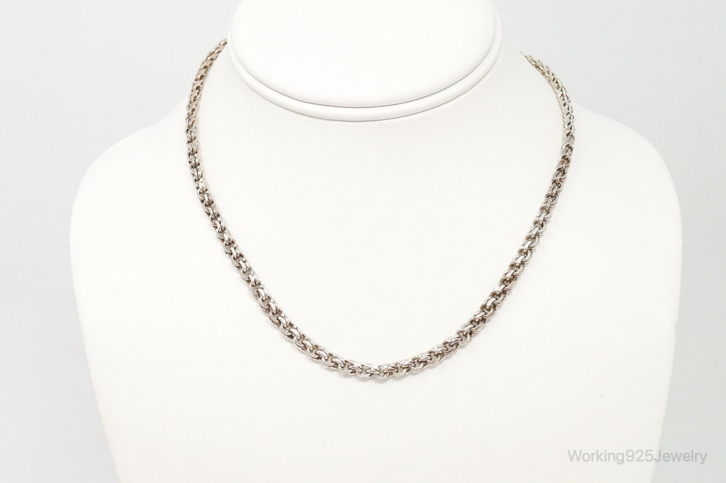 Vintage Mexico Modernist Designer SAUL Sterling Silver Chain Necklace | Jewelry > Necklaces > Pendants | Wiccan Center