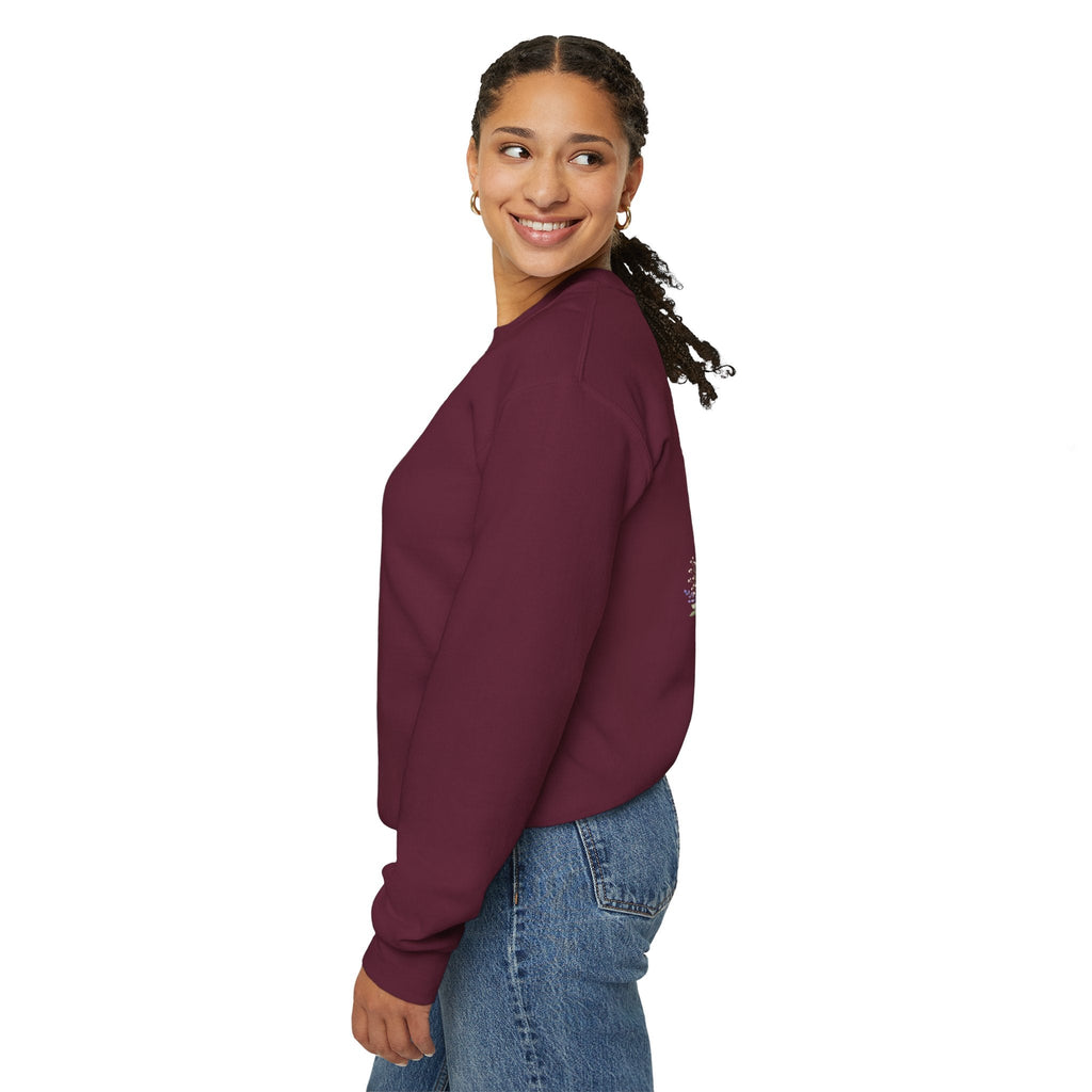 LOVE Crystal Letter Design | Sweatshirt | Wiccan Center