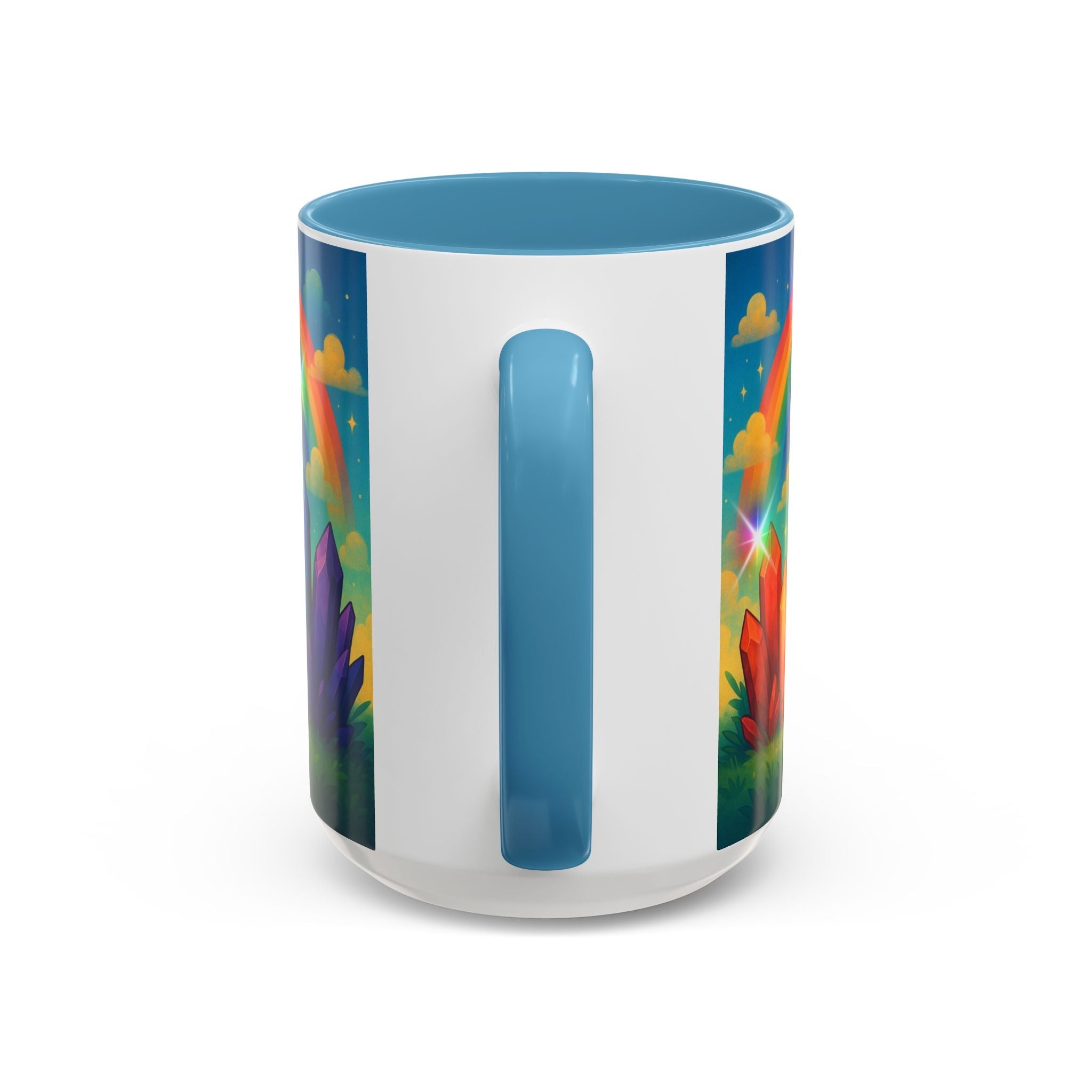 Coffee Mug - Rainbow Crystal Curious | Mug | Wiccan Center