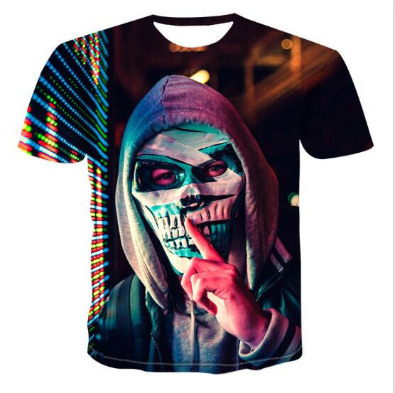 Mens Skull 3D t-shirts | StreetWear | Wiccan Center