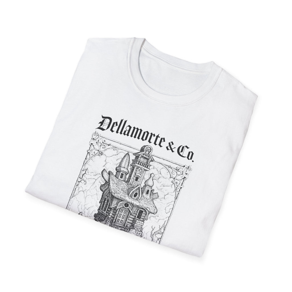 Baba Yaga Hut Shirt | Slavic Folklore Witch House Tee by Dellamorte Art | Chicken-Leg Hut T-Shirt | Dark Fairytale Gothic Apparel
