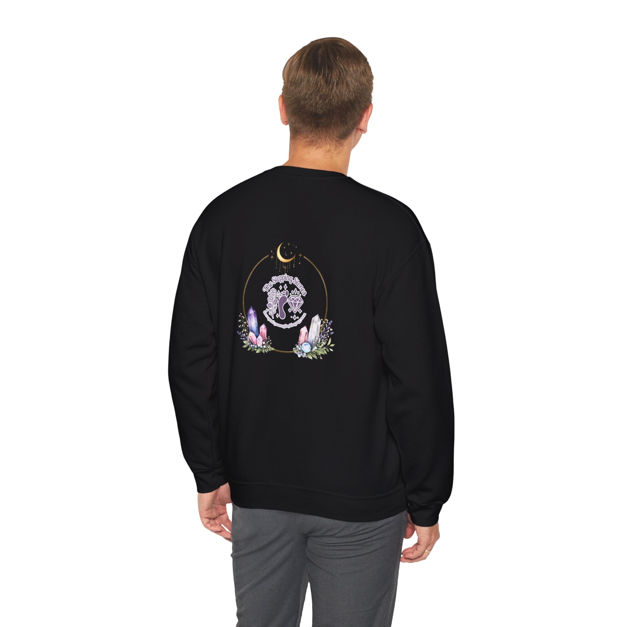 LOVE Crystal Letter Design | Sweatshirt | Wiccan Center