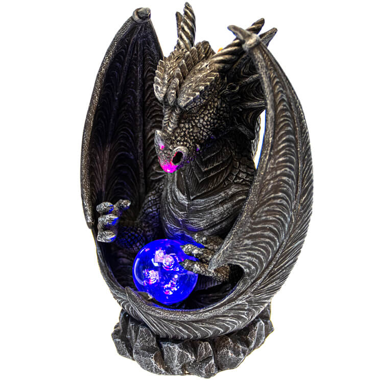 LED Orb Dragon Backflow Incense Burner