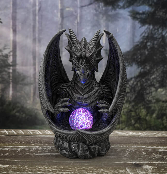 LED Orb Dragon Backflow Incense Burner