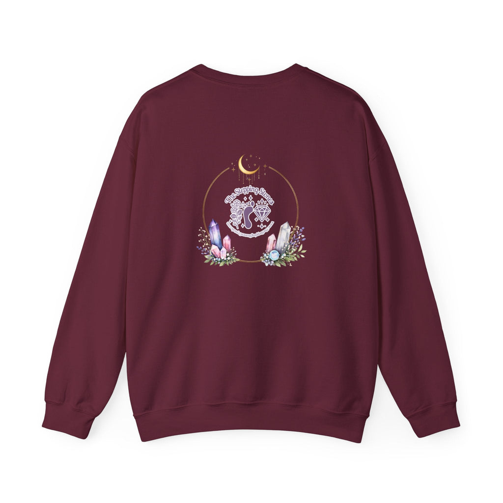 LOVE Crystal Letter Design | Sweatshirt | Wiccan Center