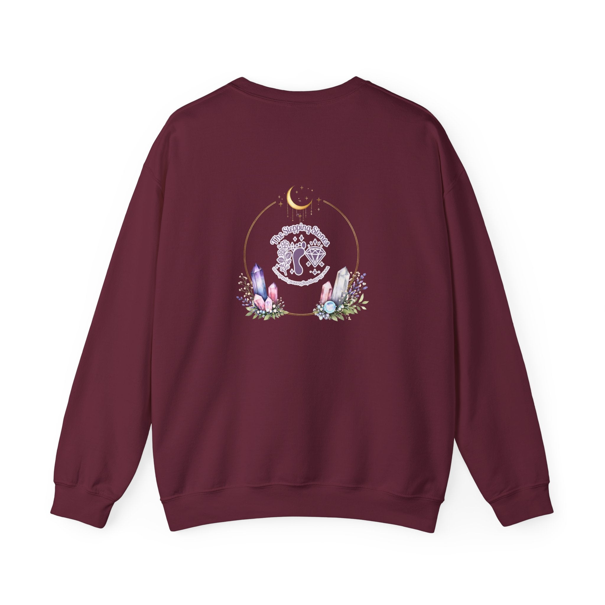LOVE Crystal Letter Design | Sweatshirt | Wiccan Center