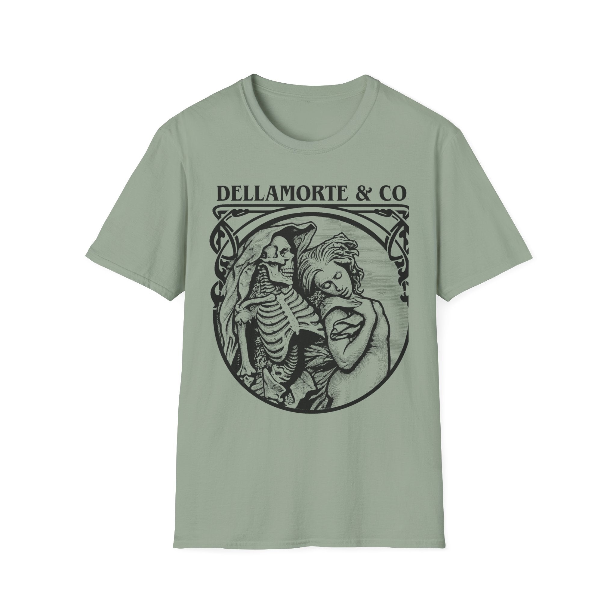 Death and the Maiden Shirt | Gothic Grim Reaper T-Shirt | Dellamorte Dark Academia Tee | Macabre Romance | Occult Halloween Apparel