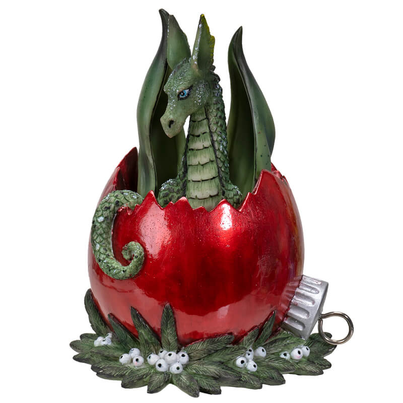 Holiday Mischief Dragon Figurine