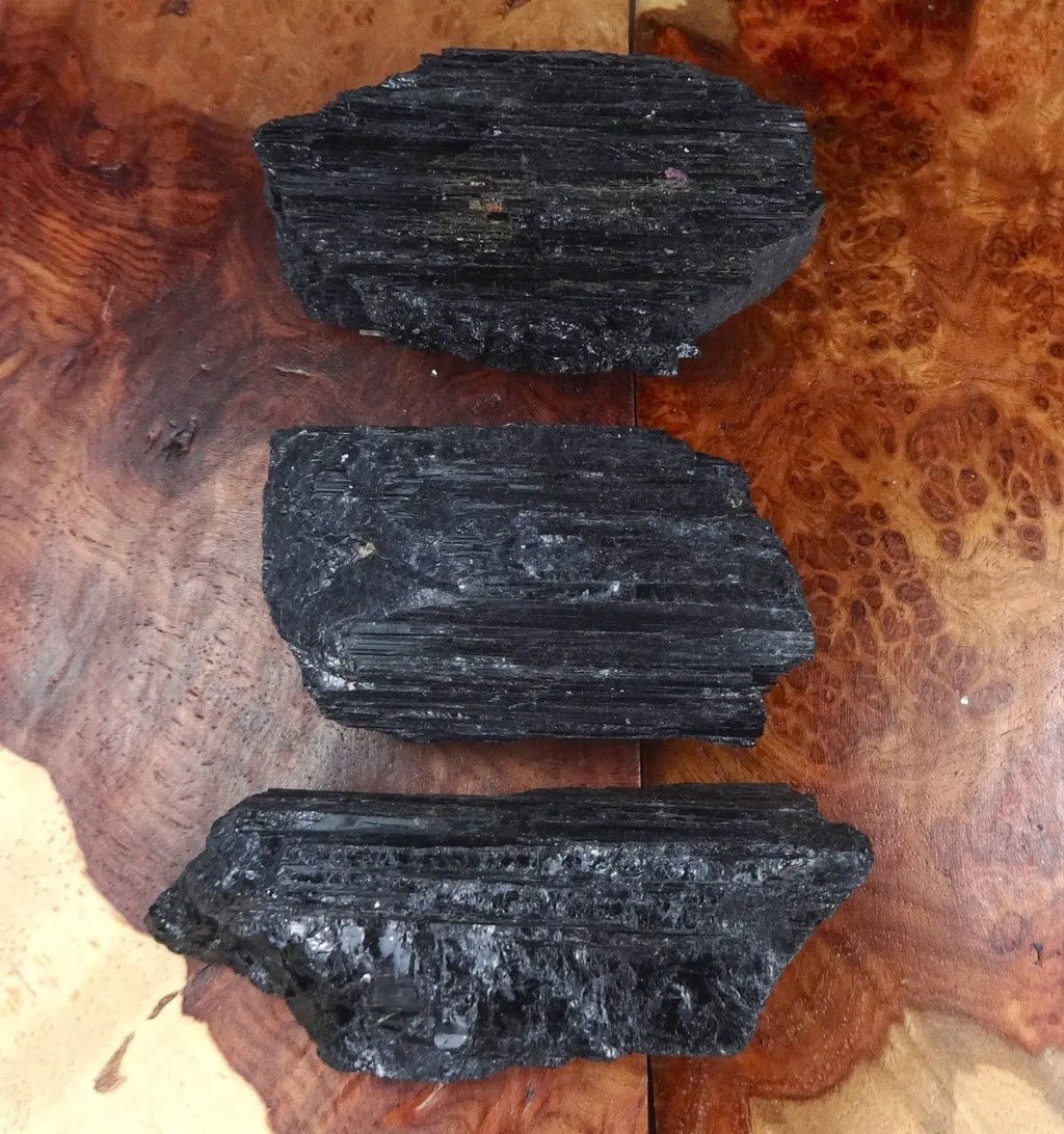 Large Black Tourmaline Crystals (1-3 Inches)(By The Piece Or Pound) Rough Raw Gemstone Home Decor | Home & Living > Home Decor > Home Accents > Rocks & Geodes | Wiccan Center