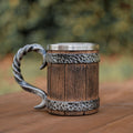 Viking Beer Barrel Tankard – 20 oz Insulated Mug