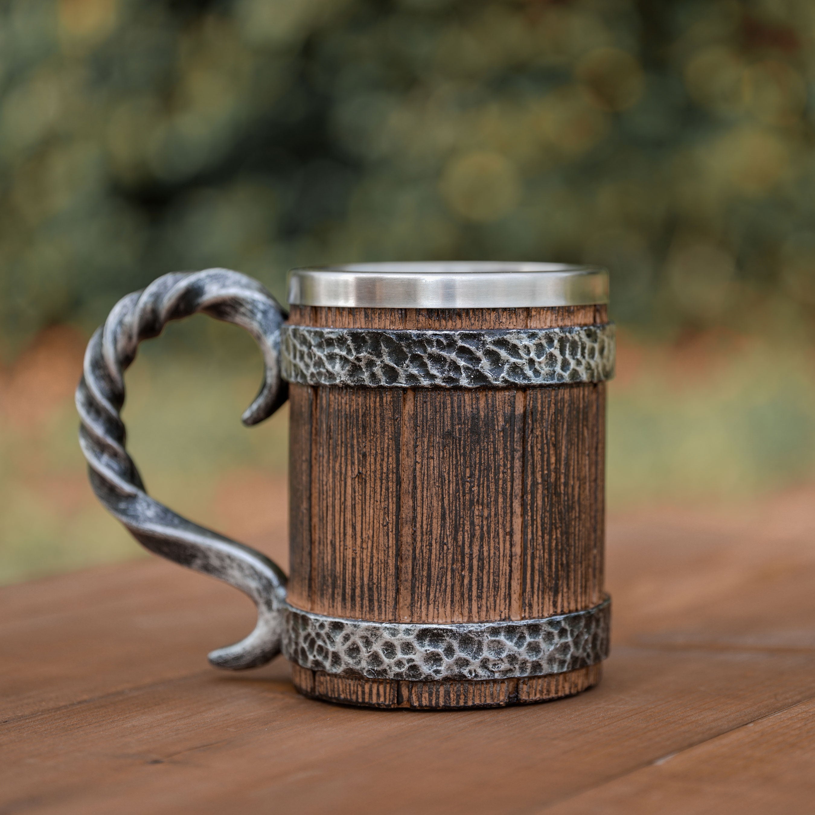 Viking Beer Barrel Tankard – 20 oz Insulated Mug