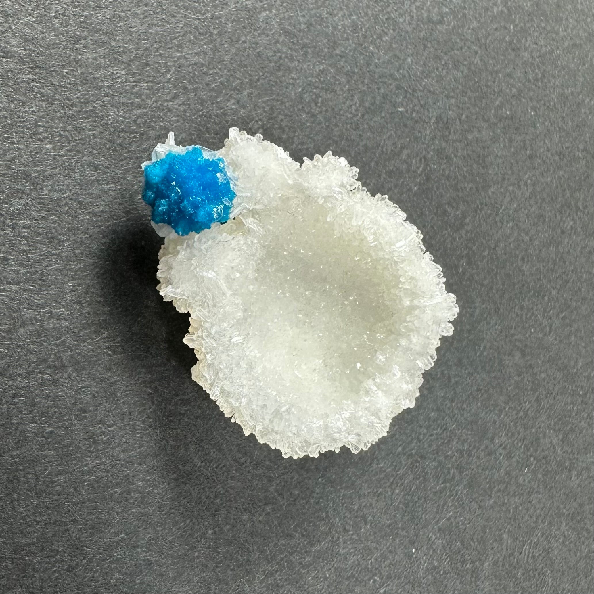 Cavansite Ball 'Floaters' on Stilbite SM from Maharashtra, Pune, India | Minerals | Wiccan Center
