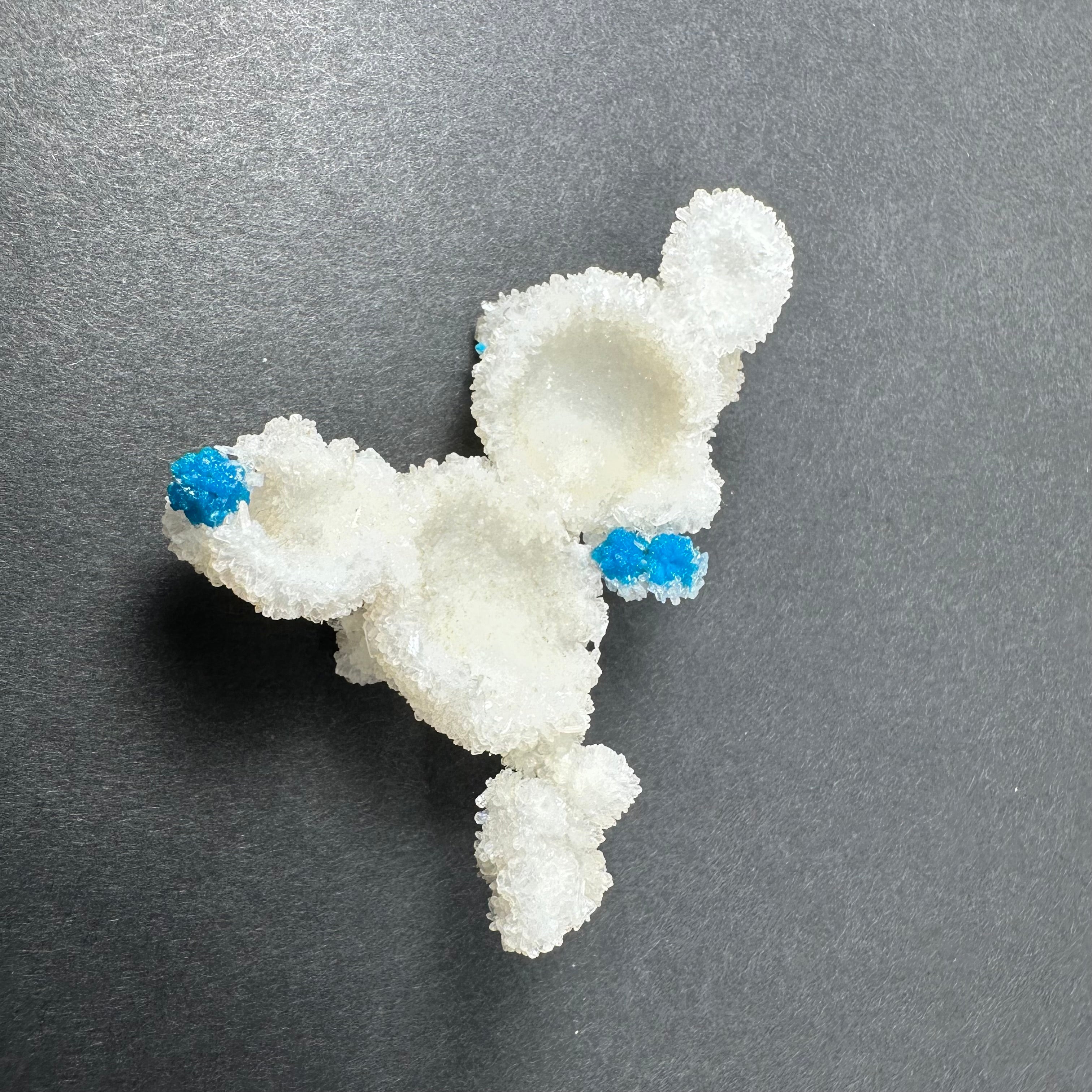 Cavansite Ball 'Floaters' on Stilbite MD | Minerals | Wiccan Center