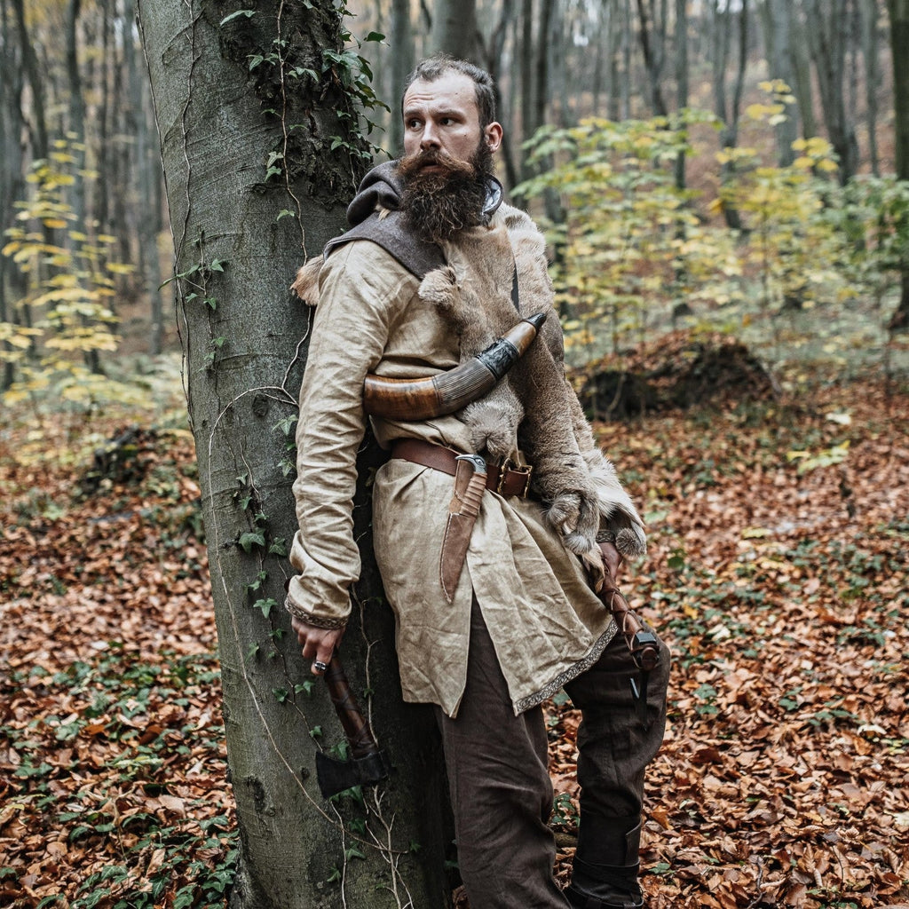 Linen Viking Tunic – Medieval Reenactment Shirt