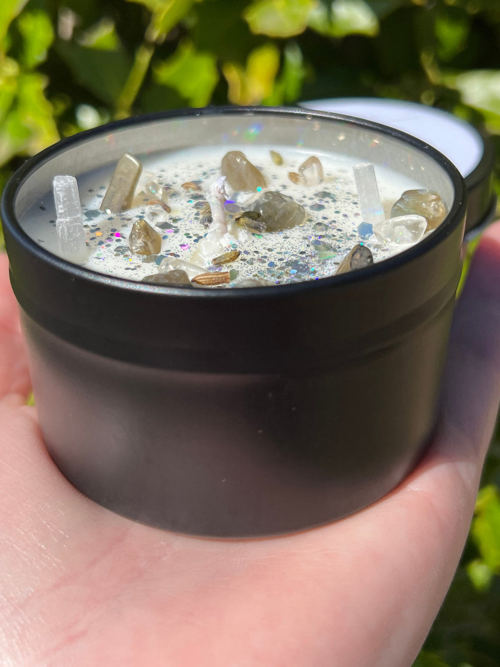 New Moon Magick Ritual Candle | Witchcraft Altar Spell Lunar Cycle Magic Gift Scented Intention Soy Herbal Candle | Deity Hekate Devotional | | Wiccan Center