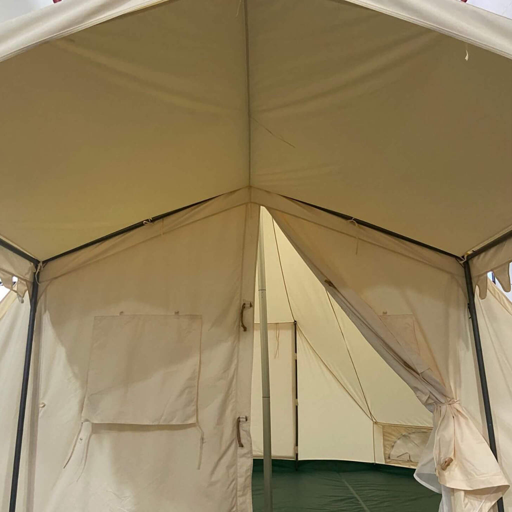 [13X19FT] Extra-Large Heavy-Duty Outdoor Four Seasons Glamping Canvas Bell Yurt Tent (SAK45688) | Yurt Tents | Wiccan Center