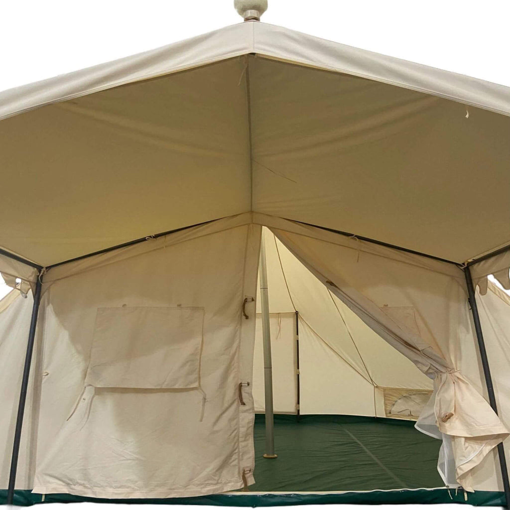 [13X19FT] Extra-Large Heavy-Duty Outdoor Four Seasons Glamping Canvas Bell Yurt Tent (SAK45688) | Yurt Tents | Wiccan Center