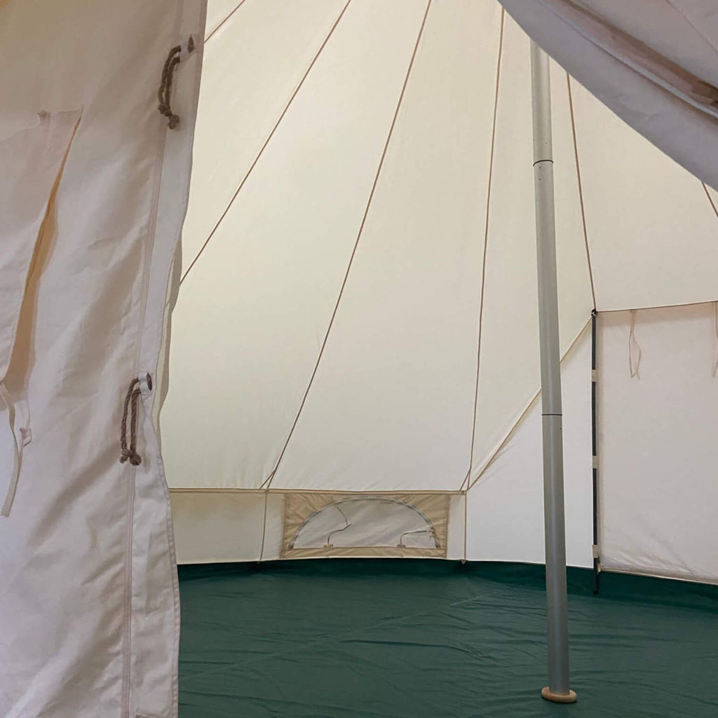 [13X19FT] Extra-Large Heavy-Duty Outdoor Four Seasons Glamping Canvas Bell Yurt Tent (SAK45688) | Yurt Tents | Wiccan Center