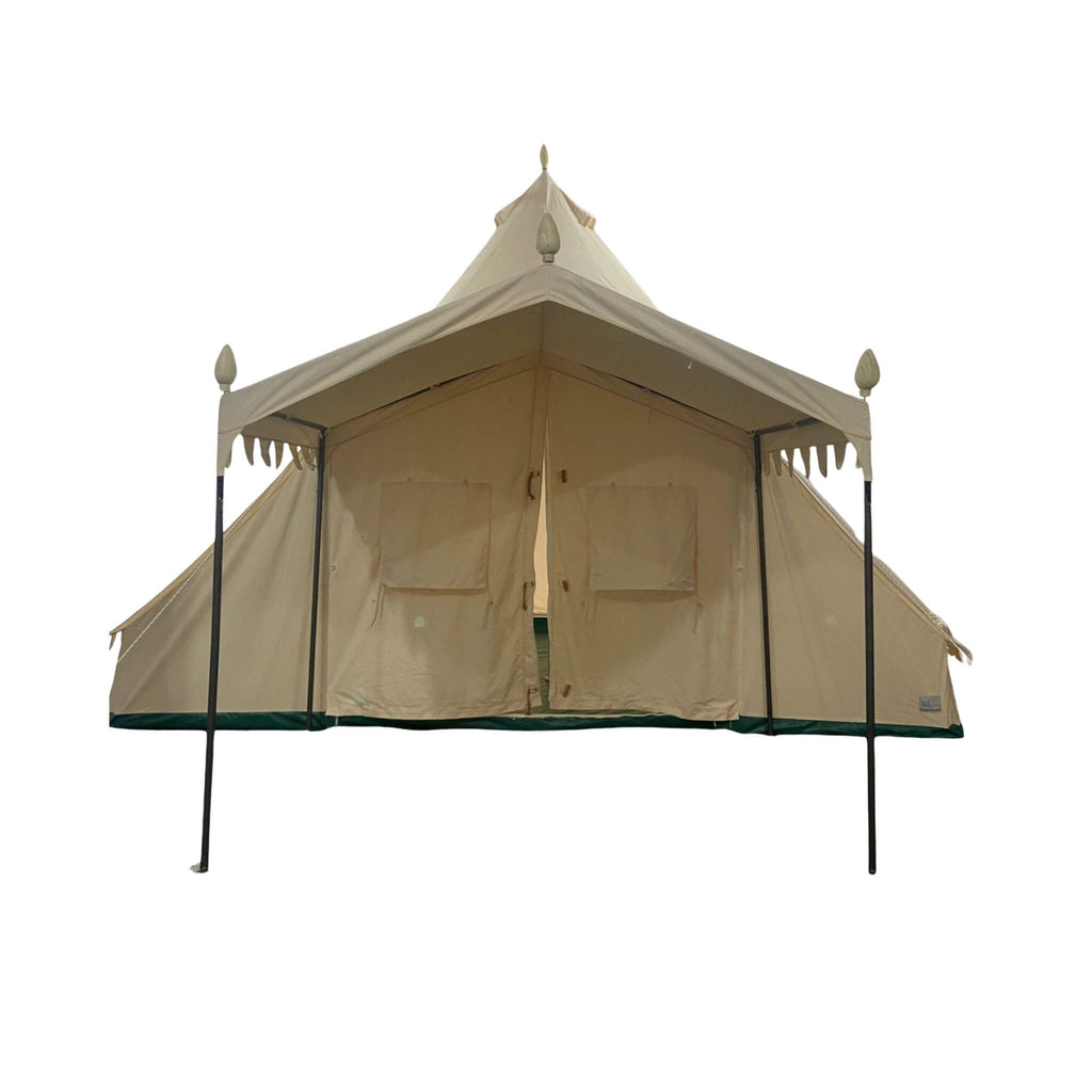[13X19FT] Extra-Large Heavy-Duty Outdoor Four Seasons Glamping Canvas Bell Yurt Tent (SAK45688) | Yurt Tents | Wiccan Center