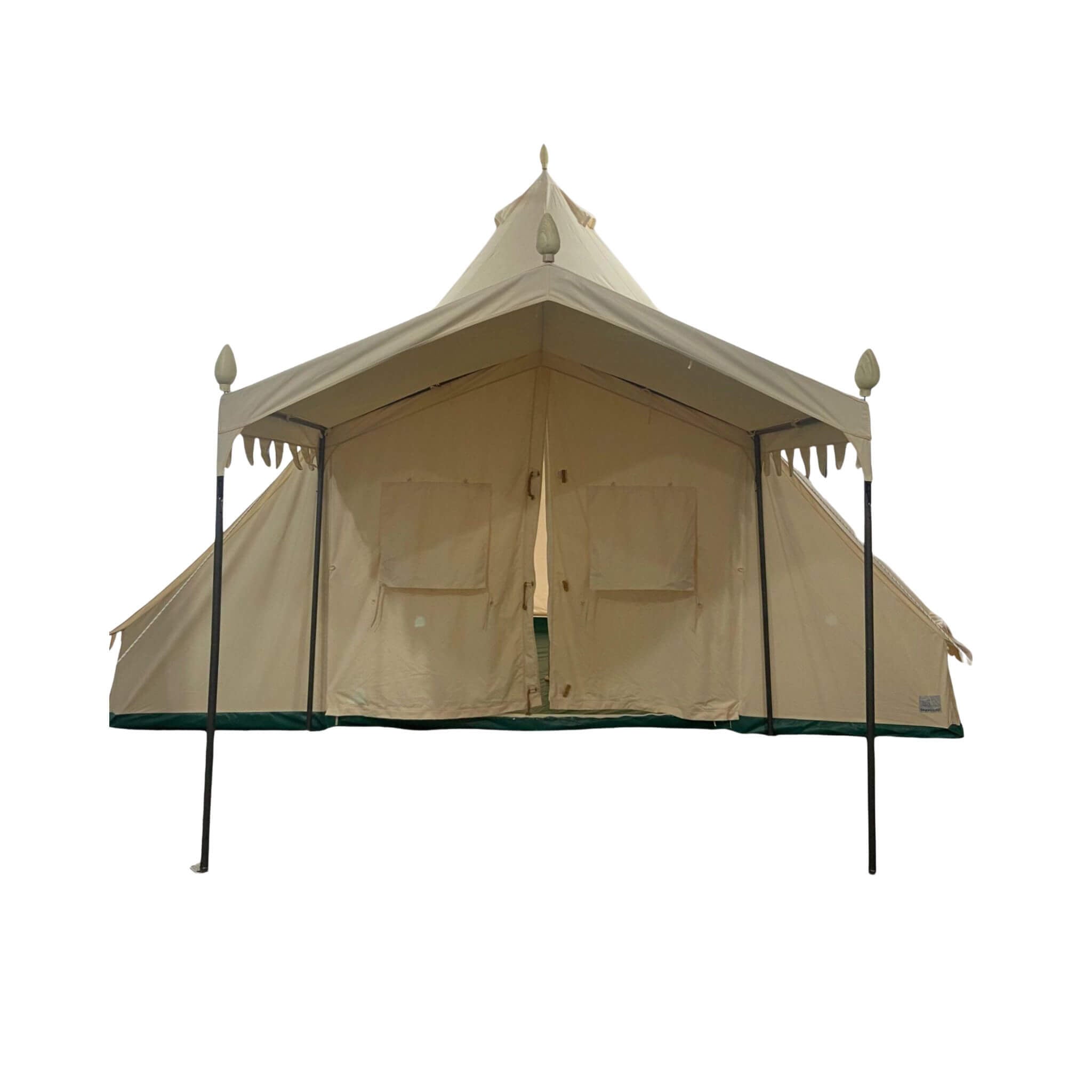 [13X19FT] Extra-Large Heavy-Duty Outdoor Four Seasons Glamping Canvas Bell Yurt Tent (SAK45688) | Yurt Tents | Wiccan Center