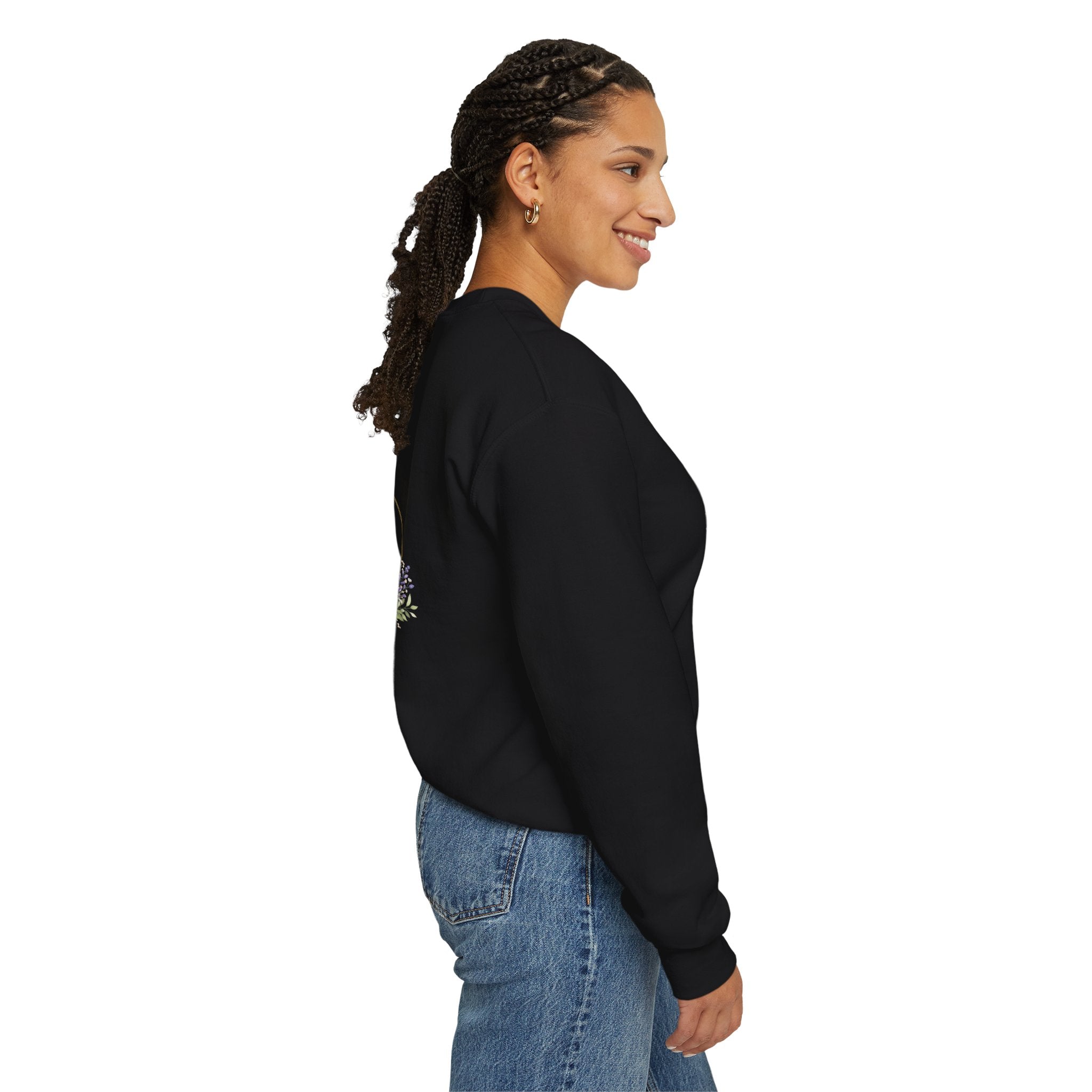 LOVE Crystal Letter Design | Sweatshirt | Wiccan Center