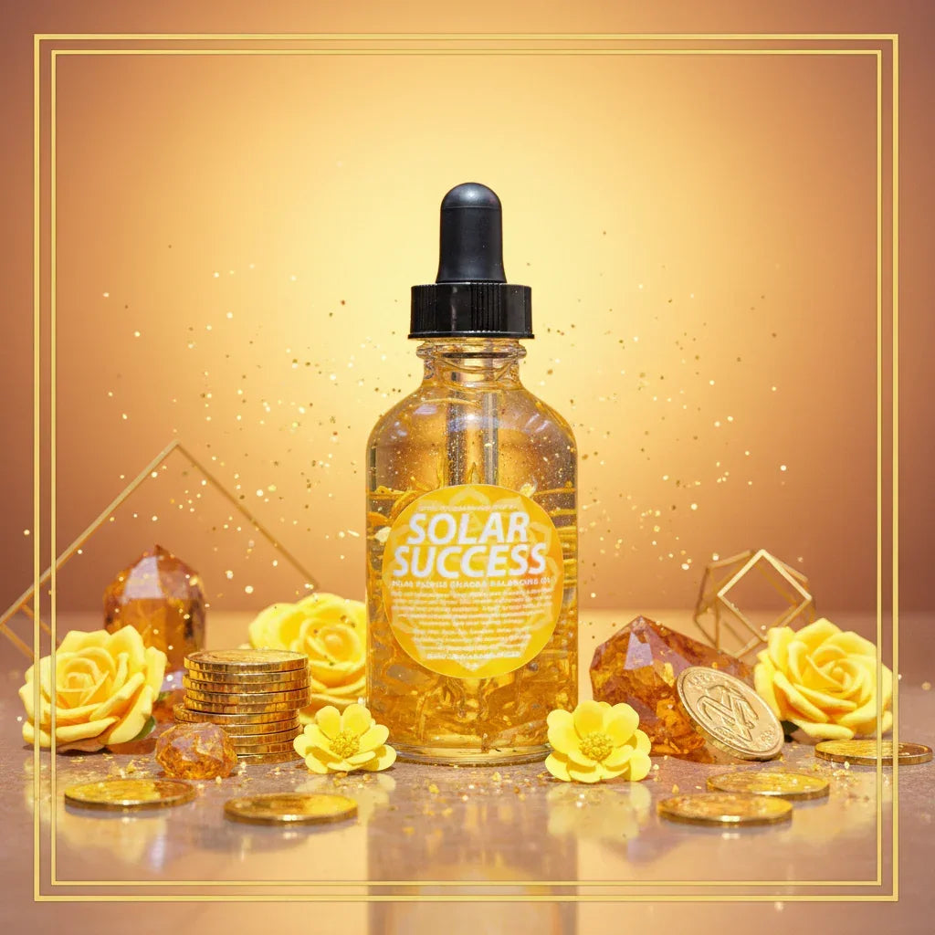 Solar Success Crystal Infused Bath & Body Oil (Solar Plexus Chakra)