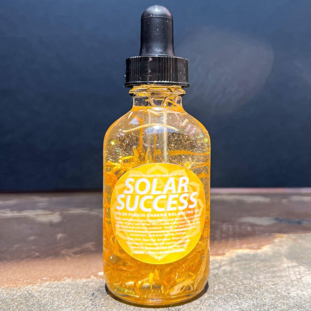 Solar Success Crystal Infused Bath & Body Oil (Solar Plexus Chakra)
