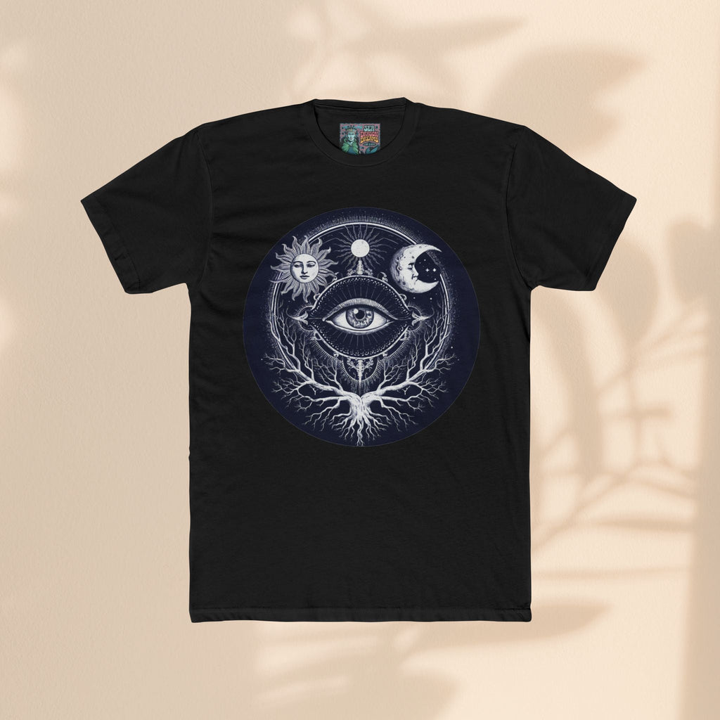 Men's Cotton Crew Tee - Sacred Eye | T-Shirt | Wiccan Center