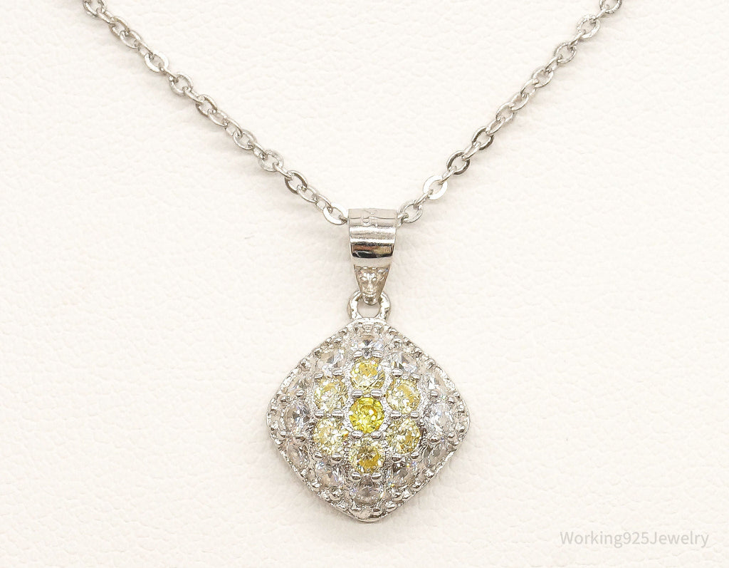 Designer Ryze Cubic Zirconia Sterling Silver Necklace | Jewelry > Necklaces > Pendants | Wiccan Center