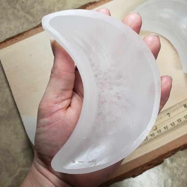 Moon Selenite Charging Bowl