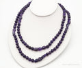 Vintage Desert Rose Trading Amethyst Bead Sterling Silver Necklace 40" | Jewelry > Necklaces > Pendants | Wiccan Center
