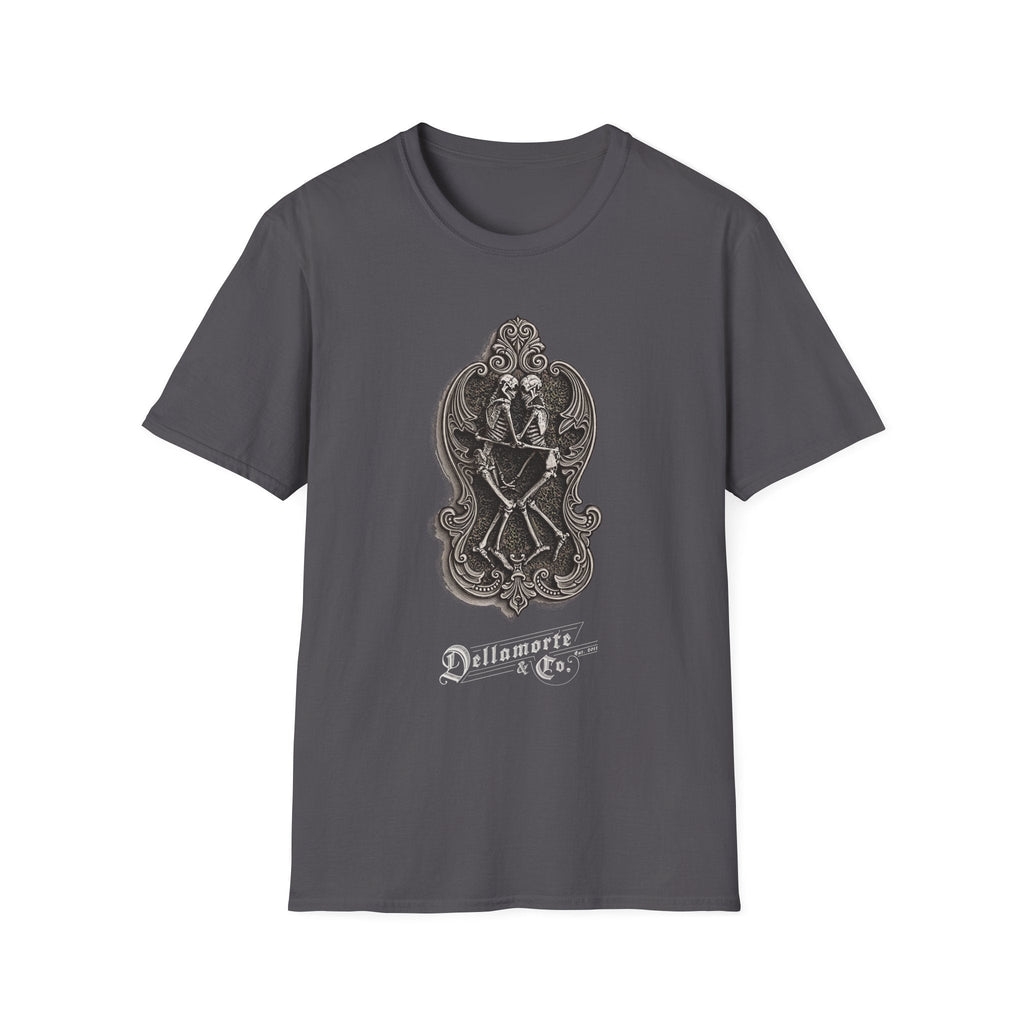Amor Aeternus Shirt | Skeleton Lovers Tee by Dellamorte | Eternal Love Death Art T-Shirt | Dark Romance Gothic Apparel