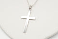 Vintage Large Designer HBF Cross Sterling Silver Necklace | Jewelry > Necklaces > Pendants | Wiccan Center