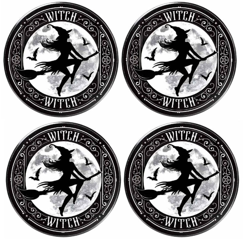 Witch Coaster Set | Toys and Collectible | Wiccan Center