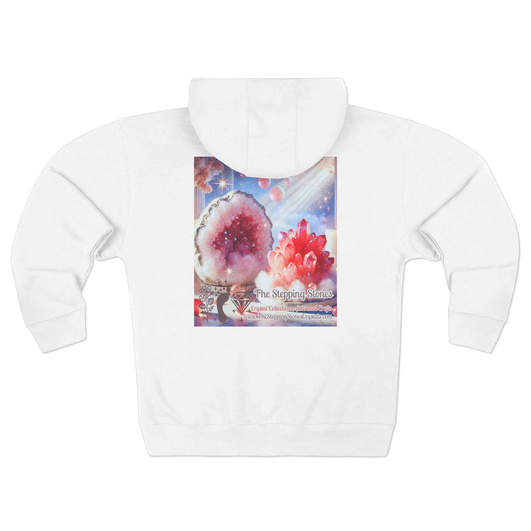 Cool Geode Zipped Hooded Sweater | Hoodie | Wiccan Center